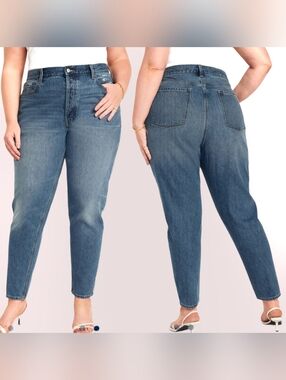 NWT OLD NAVY Mid Rise Slouchy Taper Size 20 NWT